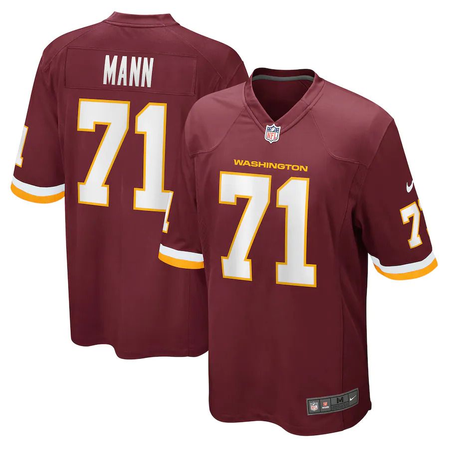 Men Washington Redskins #71 Charles Mann Nike Burgundy Retired Player NFL Jersey->washington redskins->NFL Jersey